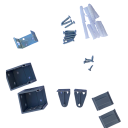 Persiana Horizontal Pvc Block Cinza 180 (l) X 160 (a) Cm Lâminas Alta Cobertura e Kit de Instalação - 7