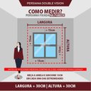 Ver imagem 4 de Persiana Double Vision Semi Blackout - ( Largura 250 X Altura 240cm )