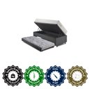 Ver imagem 7 de Bicama Box Baú Linho 88x188 com Colchão Ecoline D33 Ecoflex