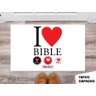 Tapete Capacho Personalizado I love Blible - 1