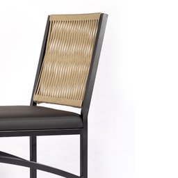 Cadeira Gourmet Royal Corda Náutica Bege - 2