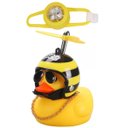 Ver imagem 1 de Pato Malandro Enfeite Guidao Bike Moto Bicicleta Sino Buzina Luz Sinalizaçao Patinho Cordao Oculos M
