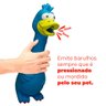 Brinquedo Mordedor para Cachorro de Pato Azul 15cm - Casambiente - 2