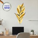 Ver imagem 2 de Adesivo Floral Boho Amarelo Estilo Nórdico 31x60 Minimalista Mod.03