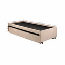 Ver imagem 2 de Bicama Solteiro Americano Black Tie Maranello Suede Bege 103x208