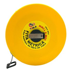 Trena Home & More Fita Fibra de Vidro 50m Manivela Longa Aberta