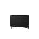 Ver imagem 1 de Balcão Armario Paris Gabinete 3 Portas 1 Gaveta 1mt S/tampo Lar Doce Lar Móveis