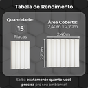 Ver imagem 6 de Kit 15 Painel Ripado 3d 2,70m X 16cm Decorativo