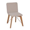 CADEIRA JOANA ESTOF TAUARI NAT/TECID. BEGE DESIGN JOSÉ MACHADO - 1
