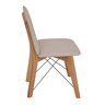 CADEIRA JOANA ESTOF TAUARI NAT/TECID. BEGE DESIGN JOSÉ MACHADO - 2