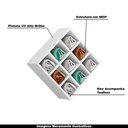 Ver imagem 3 de Nicho Porta Toalhas 09 Lugares 40x40cm Branco - Gran Belo