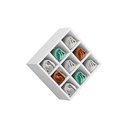 Ver imagem 1 de Nicho Porta Toalhas 09 Lugares 40x40cm Branco - Gran Belo