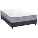 Ver imagem 1 de Conjunto Box Casal: Colchão Molas Herval Maxspring C1780 + Base Crc Suede Gray (138x188)