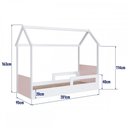 Ver imagem 6 de Cama Infantil Montessoriana sem Colchão Linha Infanto Branco/rosa Ccm010 Completa Móveis