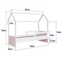Ver imagem 7 de Cama Infantil Montessoriana sem Colchão Linha Infanto Branco/rosa Ccm010 Completa Móveis