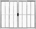 Ver imagem 1 de Vitro de Aluminio 4 Folhas com Grade Linha Leve:1,00 X 1,50/brilhante