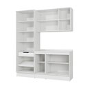 Ver imagem 5 de Armário de Cozinha Compacta com Vidro Reflecta 100% Mdf 192cm Branco/nogueira Celeste Kappesberg