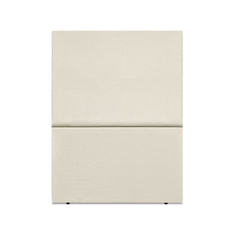 Cabeceira Estofada Solteiro Luna 90cm Suede Bege
