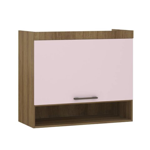 Guarda Roupa Dormitório Modulado Paris Módulo Ponte Aéreo Solteiro - Luciane 332:Avelã e Rosa
