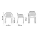 Ver imagem 2 de Cadeira Gabriela Azul Navy Tramontina 92151/030