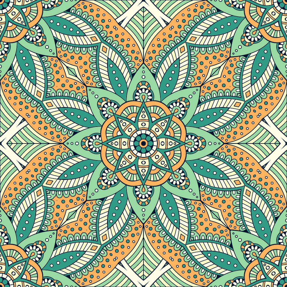 Adesivo de Azulejo New Mandala 4 Arte Destaque - 2