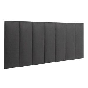 Cabeceira Modular Sonho 20x60 Em Suede Cinza