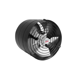 Exaustor Industrial Linha Pesada Alta RPM 20Cm Preto Bivolt - 1