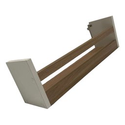 Kit 2 Prateleiras Infantil Quarto Organizadora Livros Urso - 7