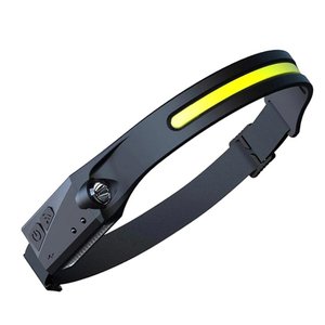 Lanterna de Cabeça Detector de Movimento Led Cob Xpe Multiuso Pesca Camping Oficiona Corrida