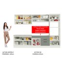 Ver imagem 6 de Armário de Cozinha Completa 310cm Branco/Cinza Agata Madesa 01