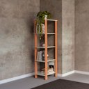 Ver imagem 1 de Estante 5 Prateleiras Mdf 33x44x135 Cm F28 Off White Freijó Dalla Costa
