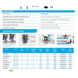 Reta com Refilador Eletrônica Direct Drive Jack Jk-5559fw - 5