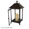 Lanterna Média Rústica Marroquina Decoração Interna Iluminação com Velas - Verniz - 8
