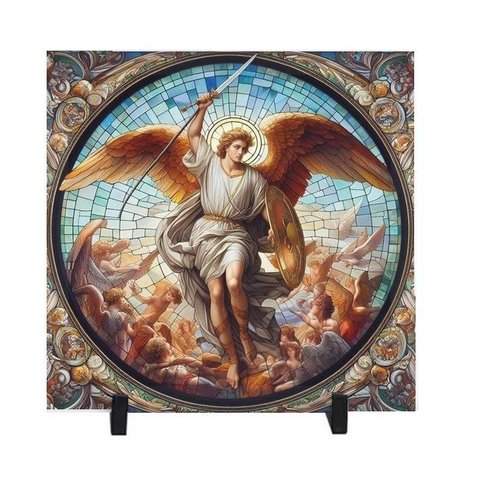 Quadro Arcanjo Sao Miguel Jesus Católico Evangélico