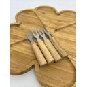 Ver imagem 2 de Jogo de Garfos para Petiscos em Aço Inox 8 Peças com Cabo de Madeira