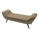 Ver imagem 4 de Recamier Divã Odessa P04 160 cm Suede - ADJ Decor - Bege TCA 941