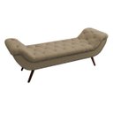 Ver imagem 1 de Recamier Divã Odessa P04 160 cm Suede - ADJ Decor - Bege TCA 941