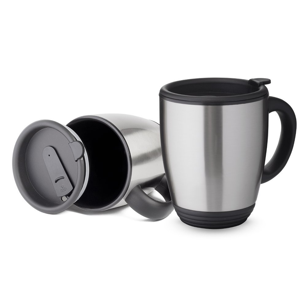 Caneca Térmica em Aço Inox de 450ml com Tampa Hermética - 4