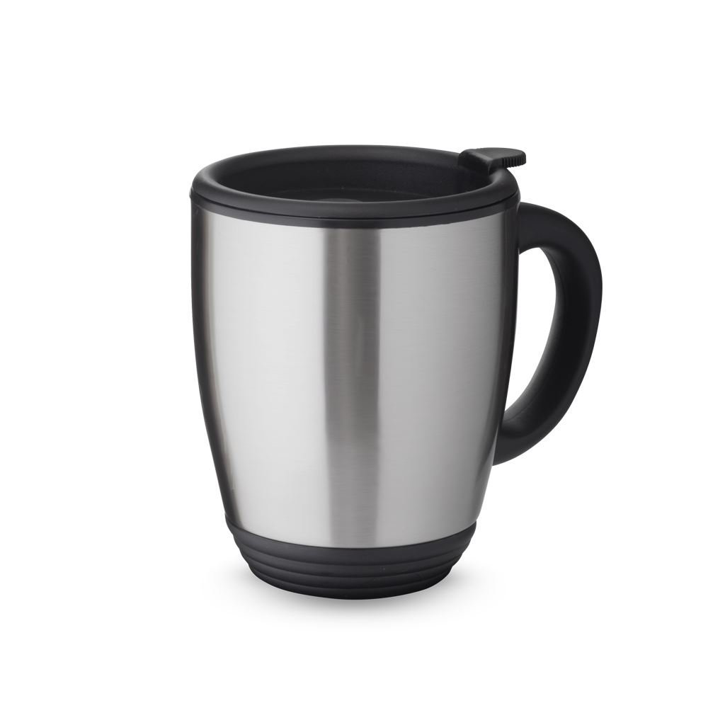 Caneca Térmica em Aço Inox de 450ml com Tampa Hermética