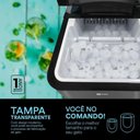 Ver mais imagens de Máquina de Gelo Eos EMG02T 15kg Dia 2L Turbo Ice Painel Digital Cinza 110V