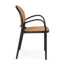 Ver imagem 3 de Cadeira de Jantar Roma com Braço para Sala e Cozinha - Preto