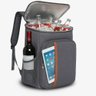 Mochila Termica Cooler 18 Litros Impermeavel Premium Cinza para Cerveja Vinho Lancheira Praia Campin - 2