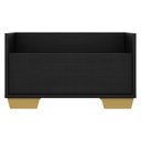 Ver imagem 6 de Gabinete Armário Banheiro 60cm Multimóveis V3625 Preto/Natural