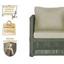 Ver imagem 4 de Mesa e 3 Poltronas Madri Corda Náutica Estofado 7 Trama Verde