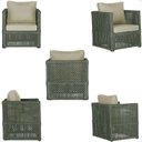 Ver imagem 5 de Mesa e 3 Poltronas Madri Corda Náutica Estofado 7 Trama Verde