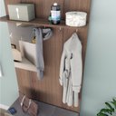 Ver imagem 3 de Armário Multiuso com Espelho Cabideiro e 1 Porta Appunto