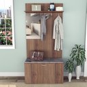 Ver imagem 1 de Armário Multiuso com Espelho Cabideiro e 1 Porta Appunto