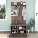 Ver imagem 5 de Armário Multiuso com Espelho Cabideiro e 1 Porta Appunto