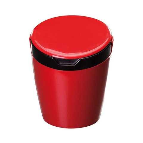Cesto Multiuso com Tampa Basculante 2,7lt - Astra Vermelho