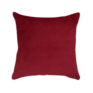 Capa de Almofada Lisa Veludo Bordô 43x43cm